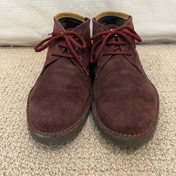 ANGELO NARDELLI Shoes Eggplant Suede Leather Chukka Lace Up Boots Shoe EU 43, 10 main image 15